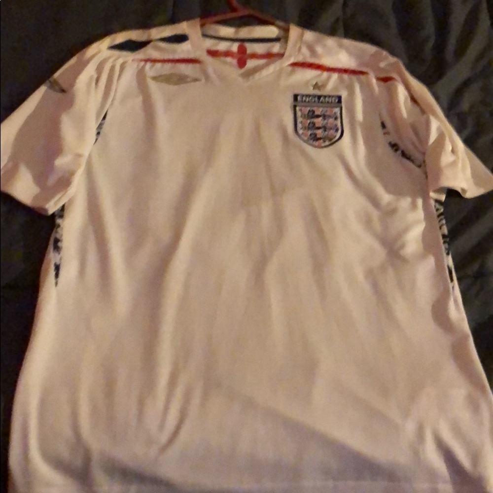 English soccer jersey